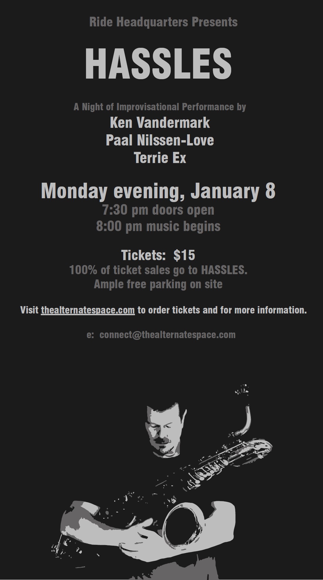 jazz poster for Hassles event