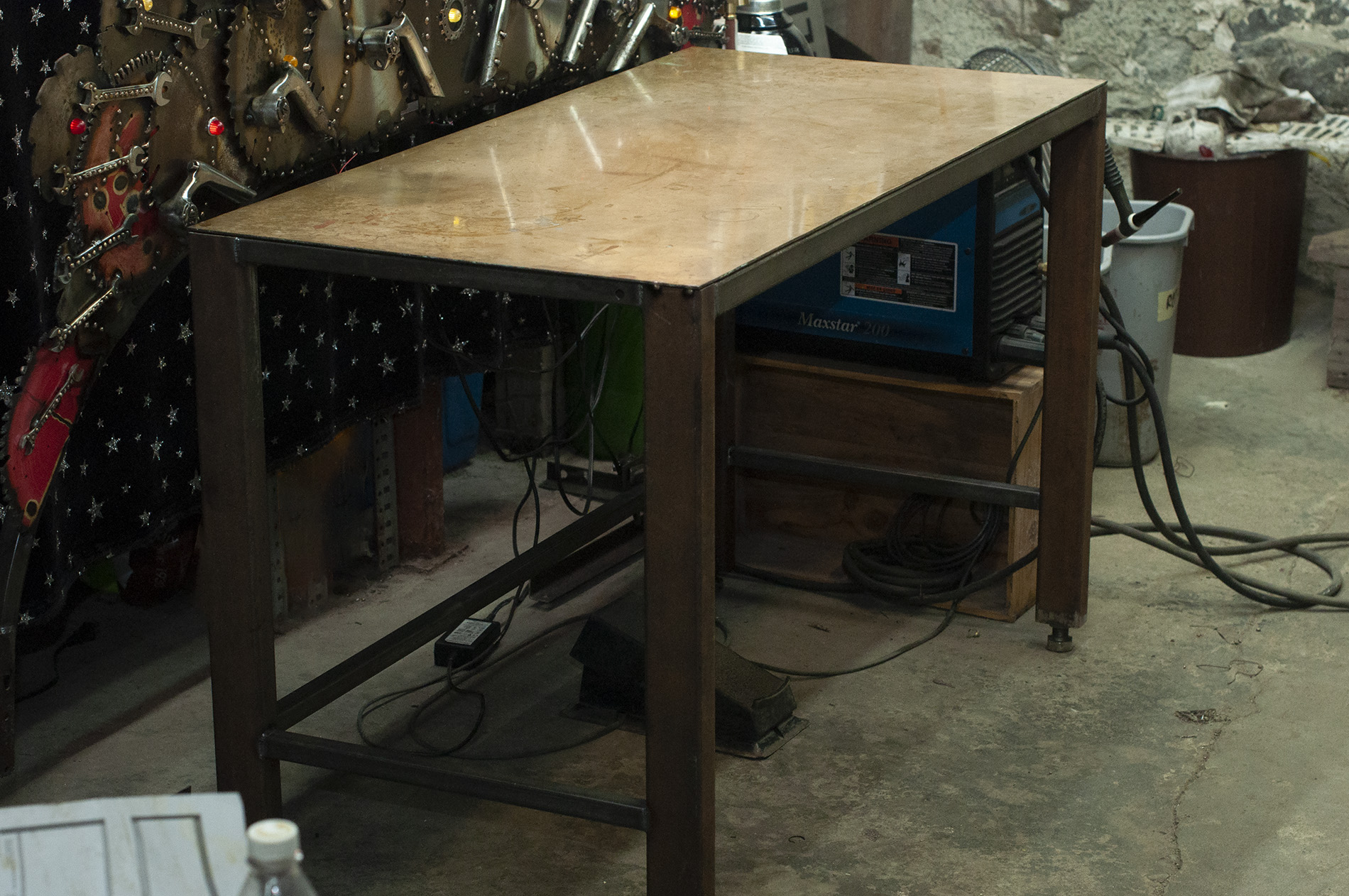 colorful blueprint for simple workbench