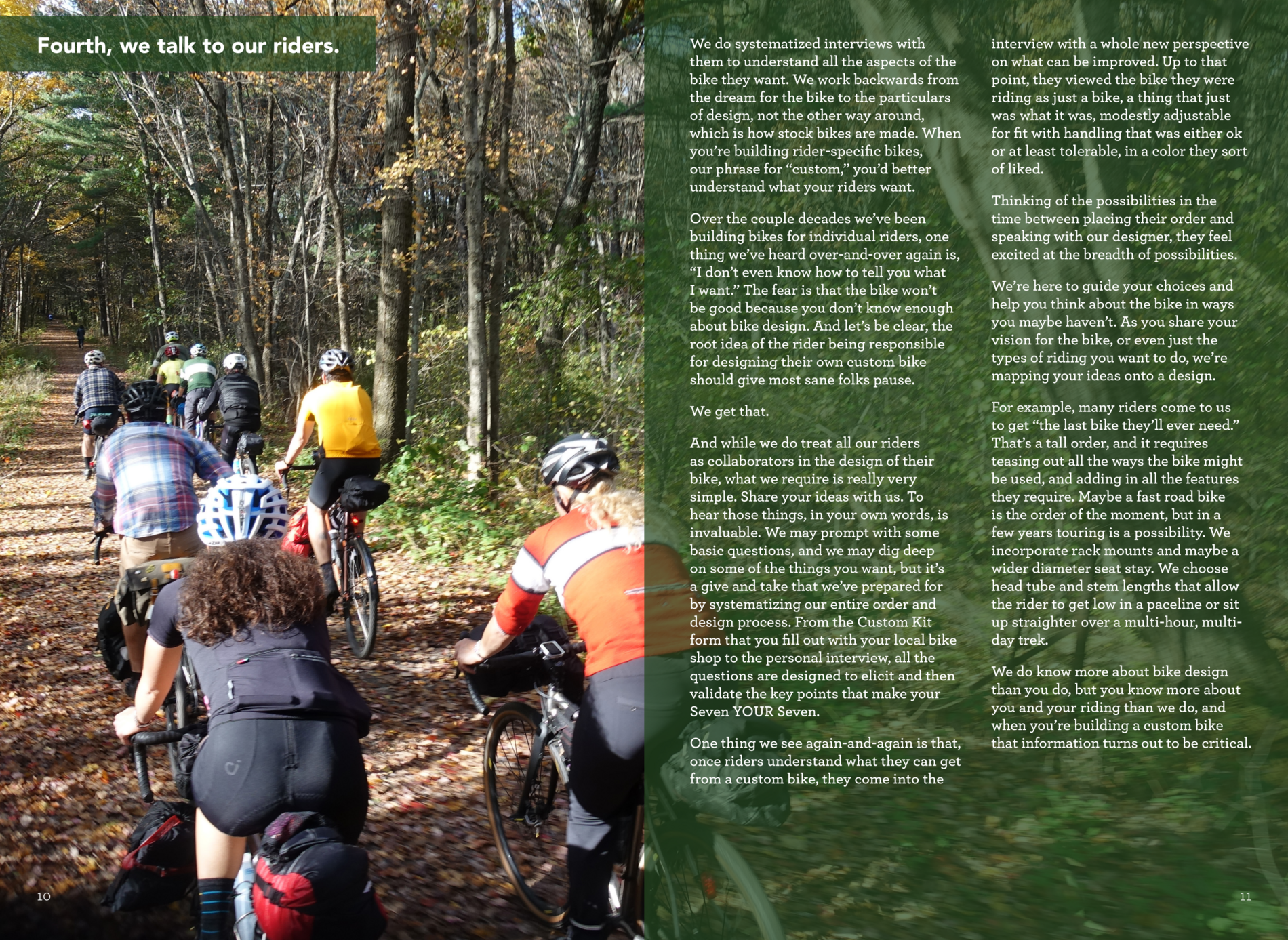 how to build a great bike spread