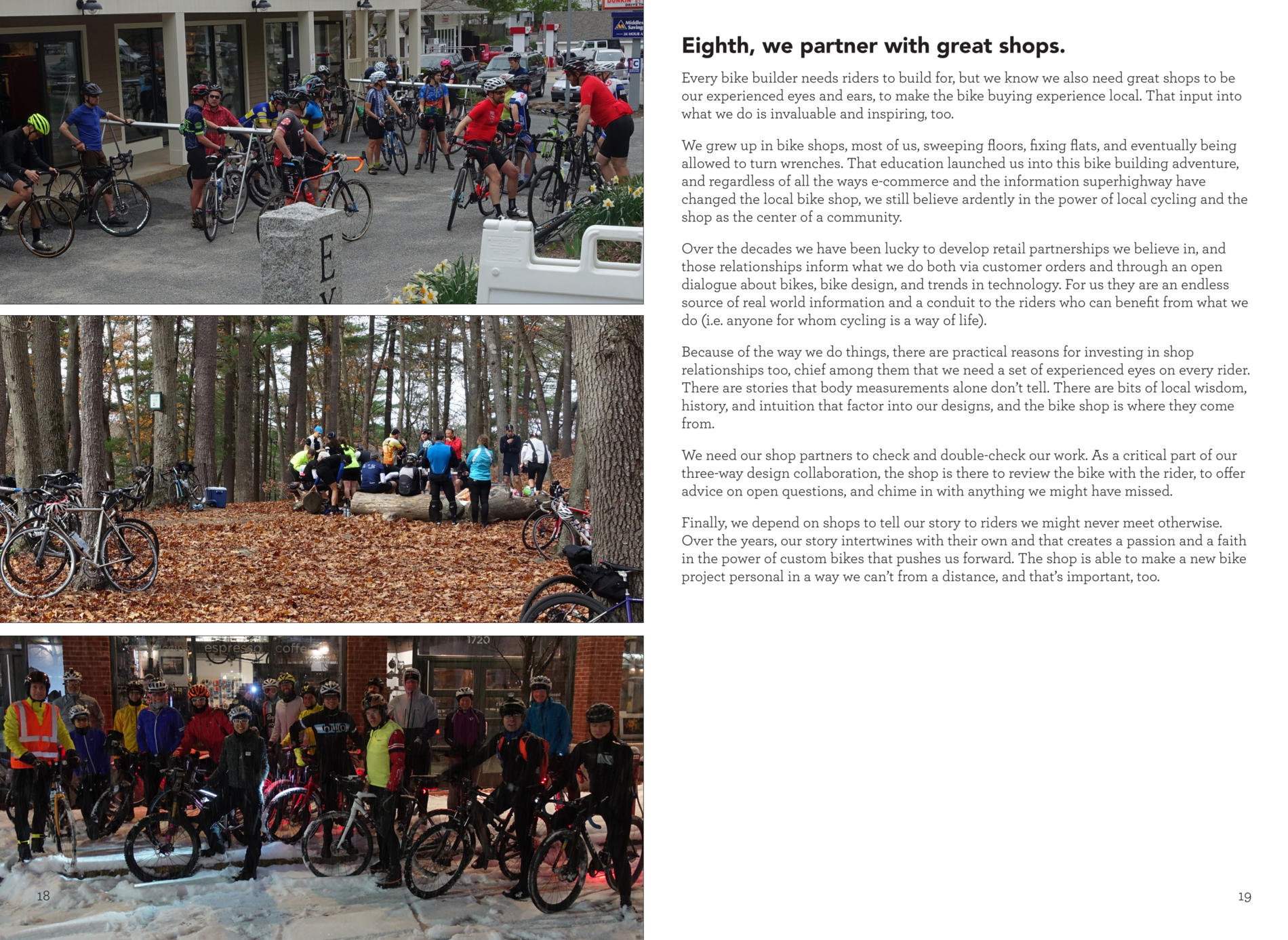 how to build a great bike spread
