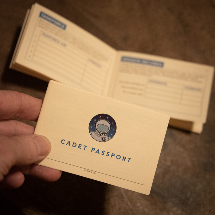 A small booklet titled 'Cadet Passport