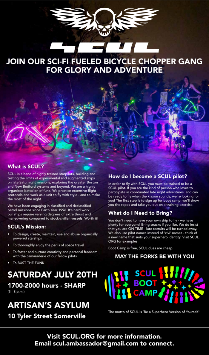 bicycle chopper gang recruitment poster