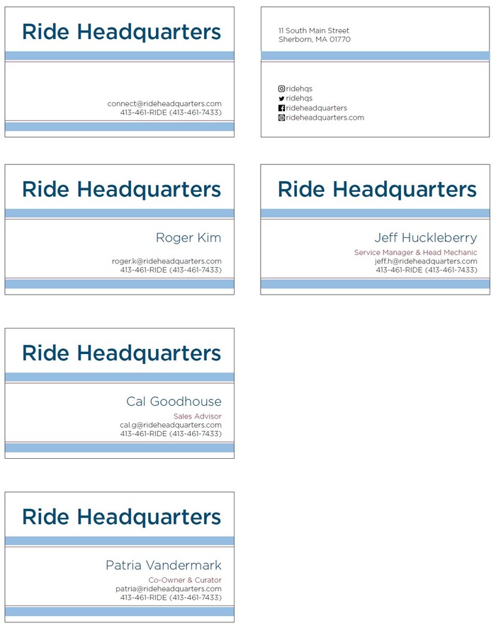 business card designs