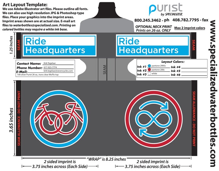 waterbottle design template