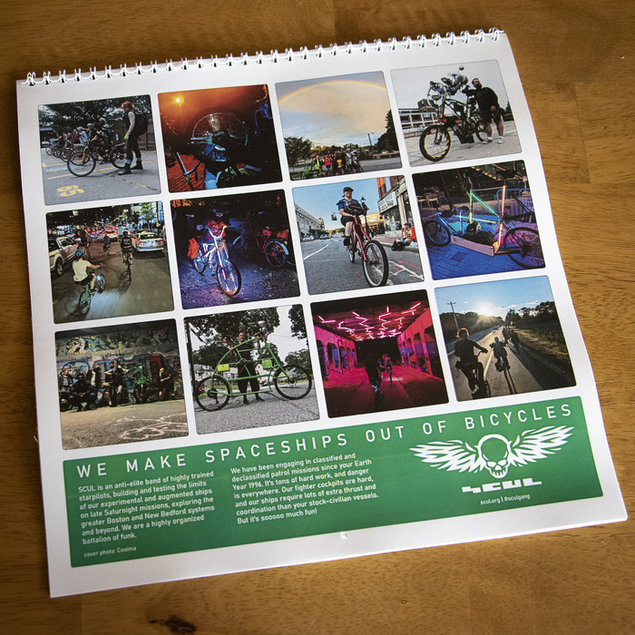 large format print calendar back cover