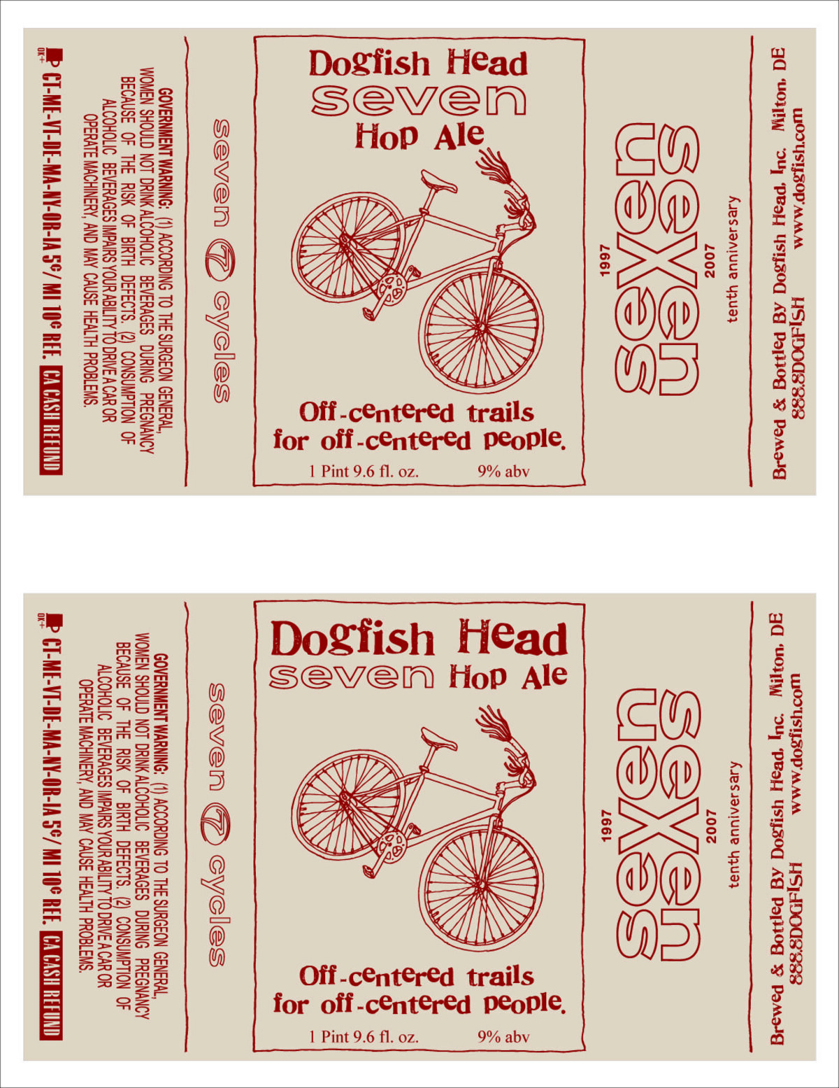 limited edition beer labels