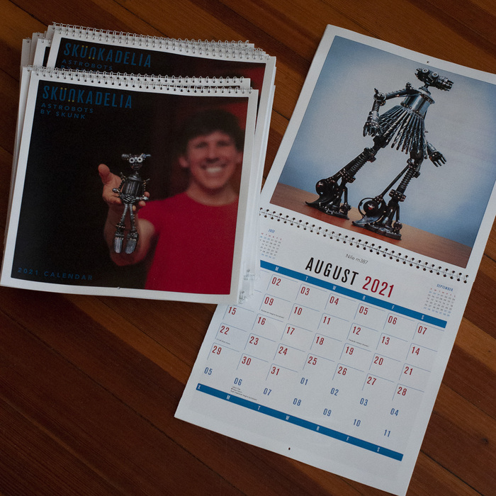 Skunkadelia 2021 print calendar